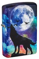  зажигалка ZIPPO Wolf Design с покрытием 540 Matte