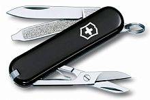 Военный нож Victorinox Нож перочинныйClassic 0.6223.3 58мм 7 функций черный