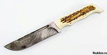 Охотничий нож  Авторский Нож из Дамаска №13