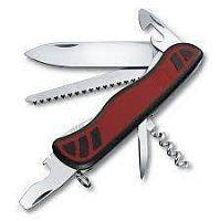 Боевой нож Victorinox Нож перочинный Victorinox Forester 0.8361.C 111мм с фиксатором лезвия 10 функций красно-черный